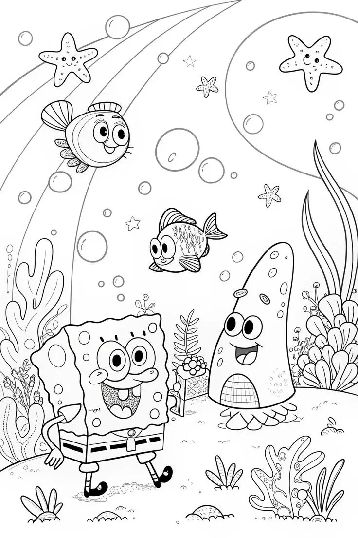 Coloring comics - Before